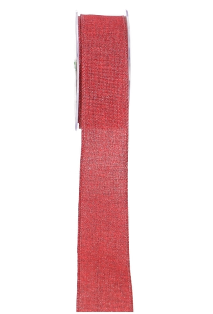 Luxe Lint Glitter Johnny Rood IJzerdraad 38mm x 10meter