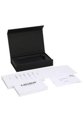 Luxe Magneetdozen & Inlay New York FSC® Zwart Mat 7x12x2cm Los Model