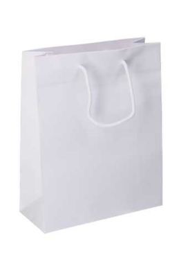Luxe Papierentas Mat Kopenhagen Wit & Koord 26x11x32cm 10st OP IS OP
