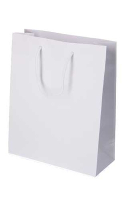 Luxe Papierentas Mat Kopenhagen Wit & Koord 26x11x32cm 10st OP IS OP