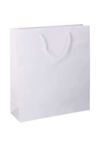 Luxe Papierentas Mat Kopenhagen Wit & Koord 36x11x40cm 10st OP IS OP
