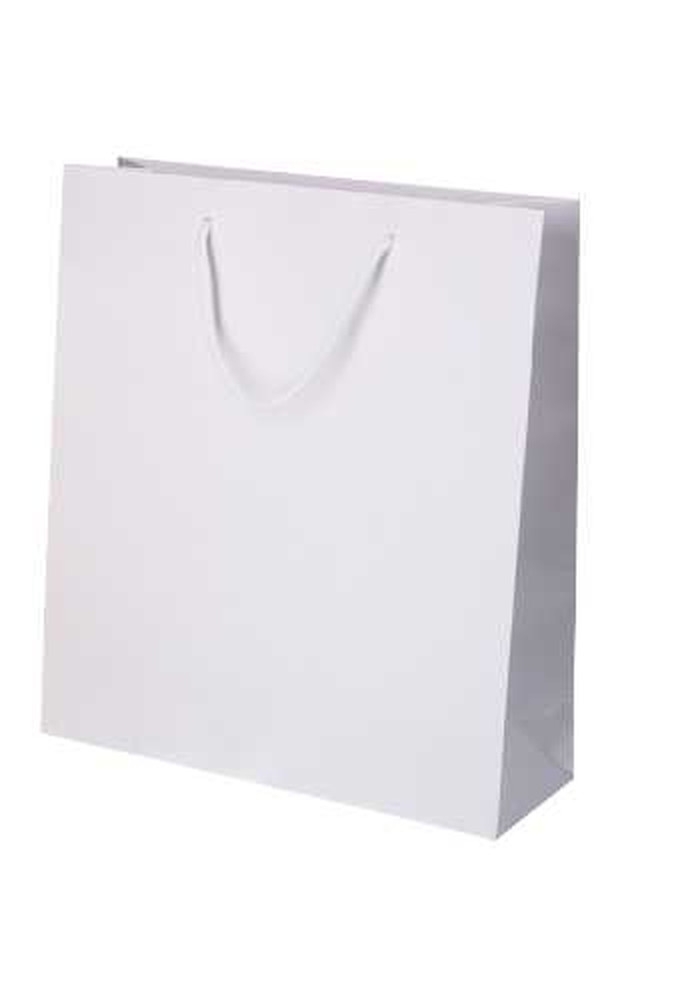 Luxe Papierentas Mat Kopenhagen Wit & Koord 36x11x40cm 10st OP IS OP