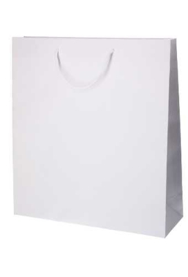 Luxe Papierentas Mat Kopenhagen Wit & Koord 45x14x49cm 10st OP IS OP