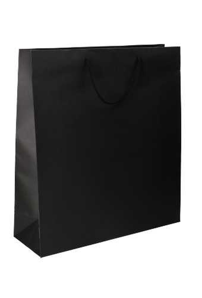 Luxe Papierentas Mat Kopenhagen Zwart & Koord 45x14x49cm 10st OP IS OP