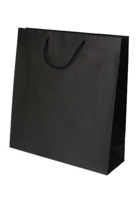 Luxe Papierentas Mat Kopenhagen Zwart & Koord 45x14x49cm 10st OP IS OP