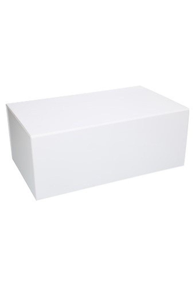 Luxe Schuifdekseldoos 1200 gram Wit Mat 37x21x14cm 25stuks