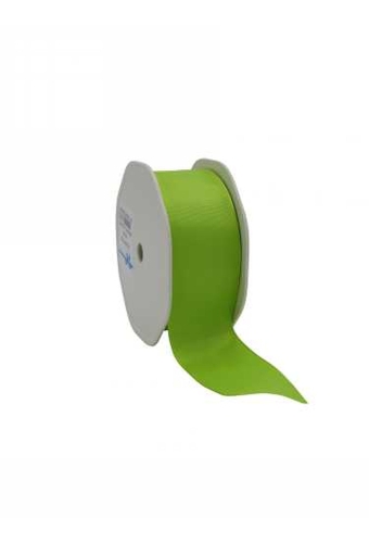 Luxe Taft Cadeaulint Met IJzerdraad Appelgroen 38mm x 20meter
