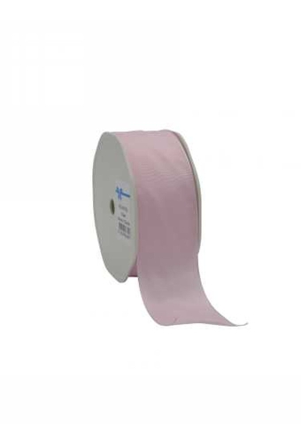 Luxe Taft Cadeaulint Met IJzerdraad Licht Roze 38mm x 20meter