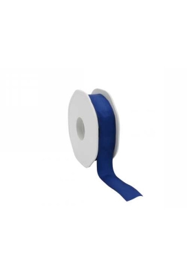 Luxe Taft Cadeaulint Met IJzerdraad Navy Blauw 23mm x 20meter