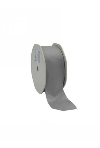 Luxe Taft Cadeaulint Met IJzerdraad Zilver 38mm x 20meter
