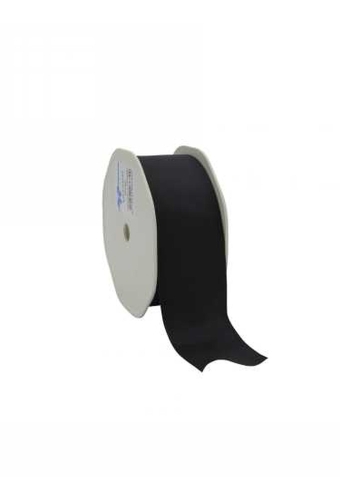 Luxe Taft Cadeaulint Met IJzerdraad Zwart 38mm x 20meter