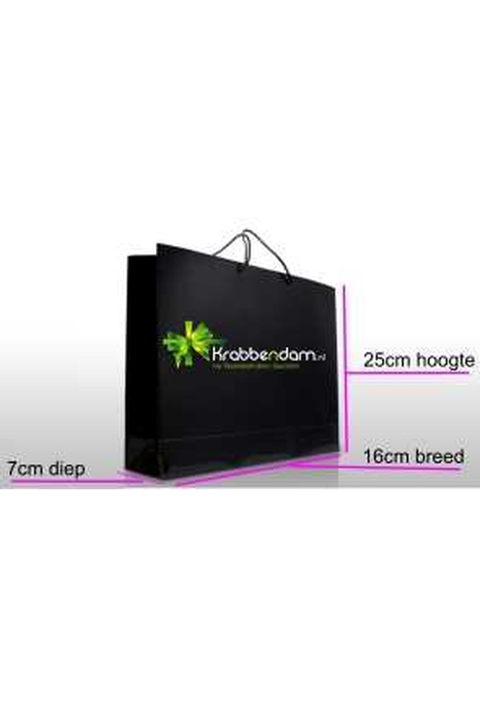 Luxe Tassen Bedrukken Met Logo 170GRAM & Koord 16X7X25cm A5 FORMAAT