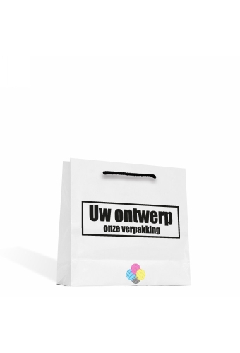 Luxe Tassen Bedrukken Met Logo 170GRAM & Koord 24x9x23cm