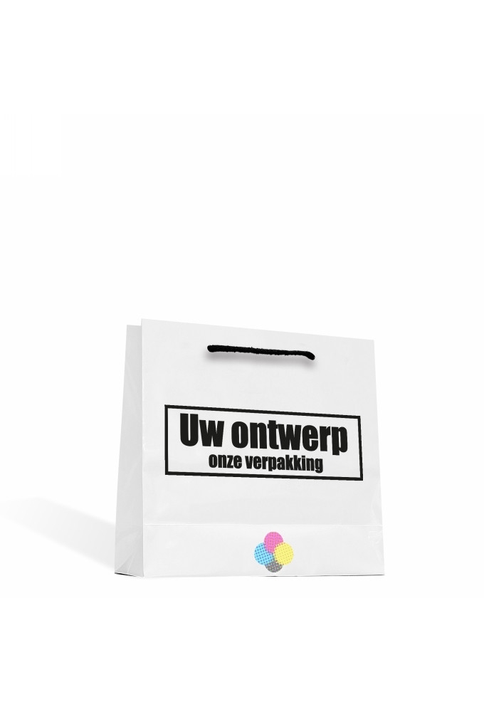 Luxe Tassen Bedrukken Met Logo 170GRAM & Koord 24x9x23cm