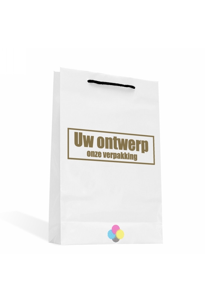 Luxe Tassen Bedrukken Met Logo 170GRAM & Koord 24x9x36cm A4 FORMAAT