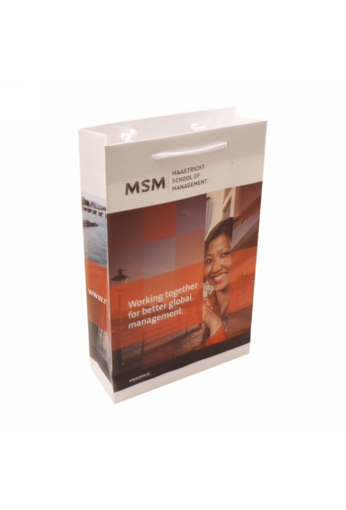 Luxe Tassen Bedrukken Met Logo 170GRAM & Koord 24x9x36cm A4 FORMAAT