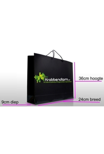 Luxe Tassen Bedrukken Met Logo 170GRAM & Koord 24x9x36cm A4 FORMAAT