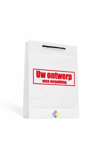 Luxe Tassen Bedrukken Met Logo 170GRAM & Koord 25x9x30cm A4 FORMAAT