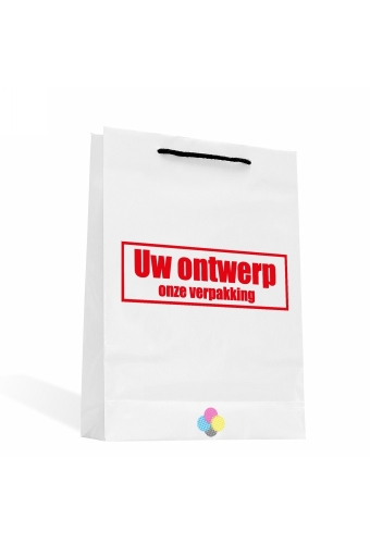 Luxe Tassen Bedrukken Met Logo 170GRAM & Koord 32x11x45cm A3 FORMAAT