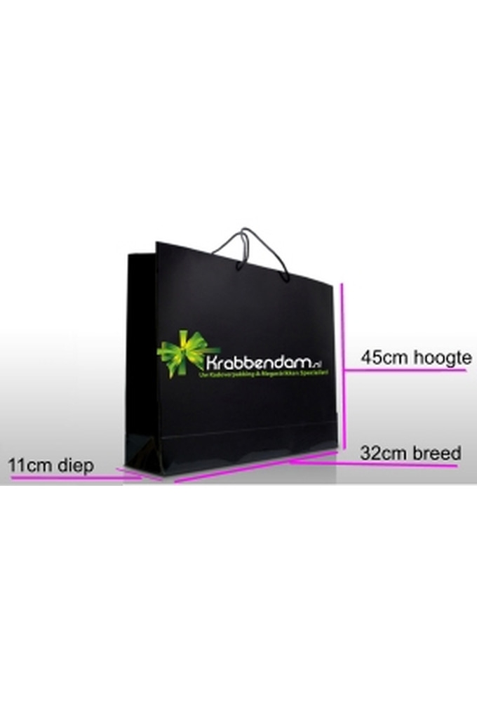 Luxe Tassen Bedrukken Met Logo 170GRAM & Koord 32x11x45cm A3 FORMAAT
