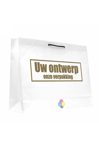 Luxe Tassen Bedrukken Met Logo 170GRAM & Koord 45x12x32cm A3 FORMAAT