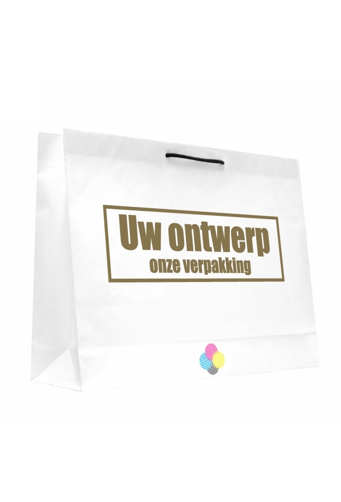 Luxe Tassen Bedrukken Met Logo 170GRAM & Koord 45x12x32cm A3 FORMAAT