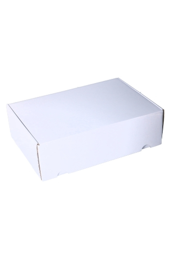 Luxe Verzenddoos Rolo Wit Blinkend 35x24x10.5cm 25stuks