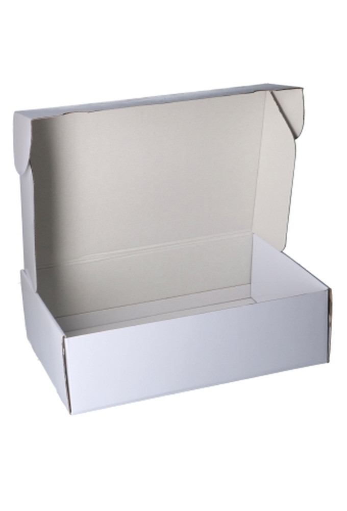 Luxe Verzenddoos Rolo Wit Blinkend 35x24x10.5cm 25stuks