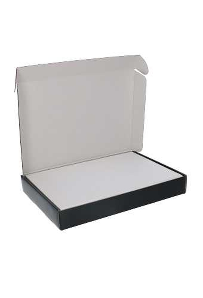 Luxe Verzenddoos Rolo Zwart Blinkend 32x23x4.6cm 1 stuks