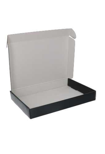 Luxe Verzenddoos Rolo Zwart Blinkend 32x23x4.6cm 25stuks