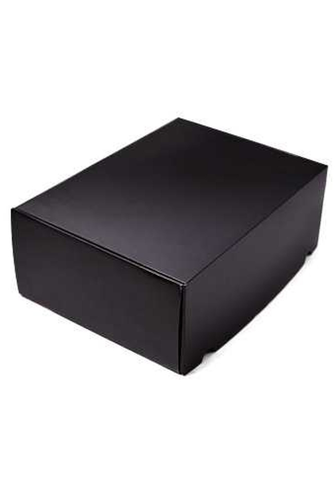 Luxe Verzenddoos Rolo Zwart Blinkend 42.5x31x15.5cm