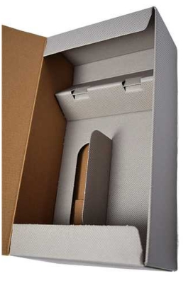 Luxe Wijndozen Ferro Grijs Line voor 2 fles 34x18.5x9.5cm 29stuks