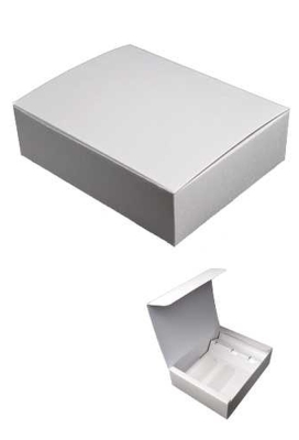Luxe Wijndozen Ferro Witte Dots Relief voor 3 fles 34x27x9.5cm 30stuks