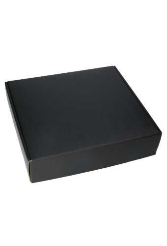 Luxe Wijndozen Ferro Zwart Line voor 4 fles 34x37x9cm 24stuks