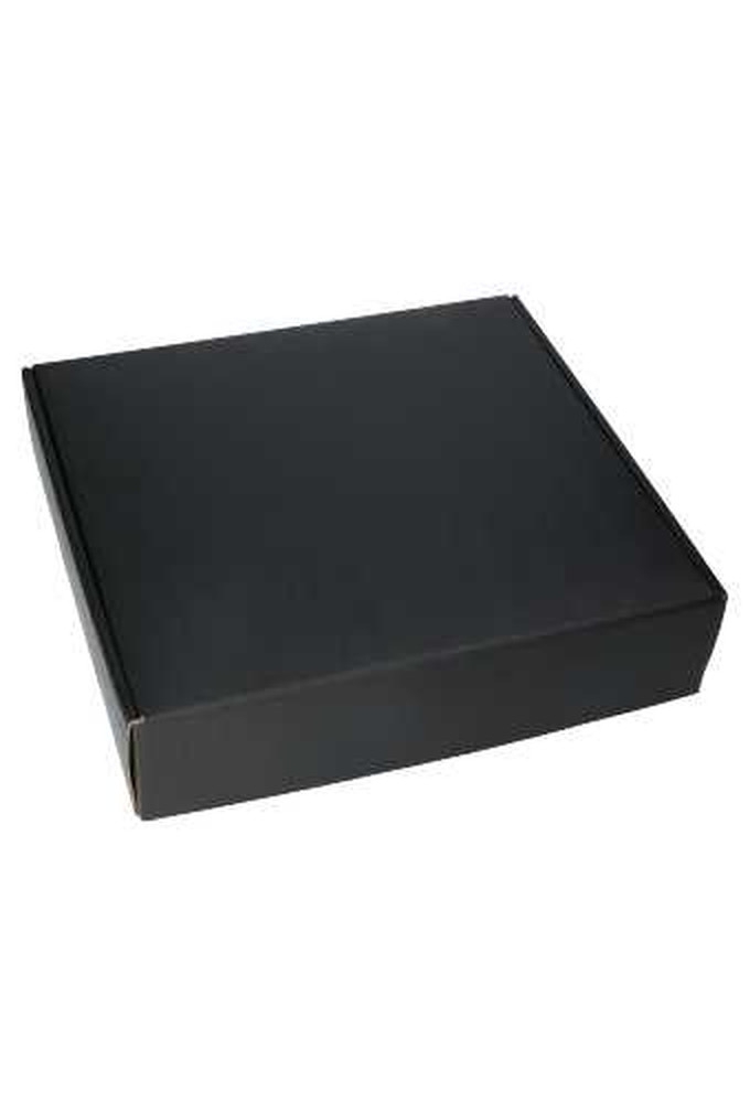 Luxe Wijndozen Ferro Zwart Line voor 4 fles 34x37x9cm 24stuks