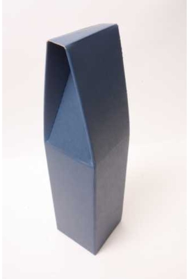 Luxe Wijndozen Vigo Blauw voor 1 fles 9x9x37cm 50stuks