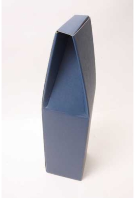 Luxe Wijndozen Vigo Blauw voor 1 fles 9x9x37cm 50stuks