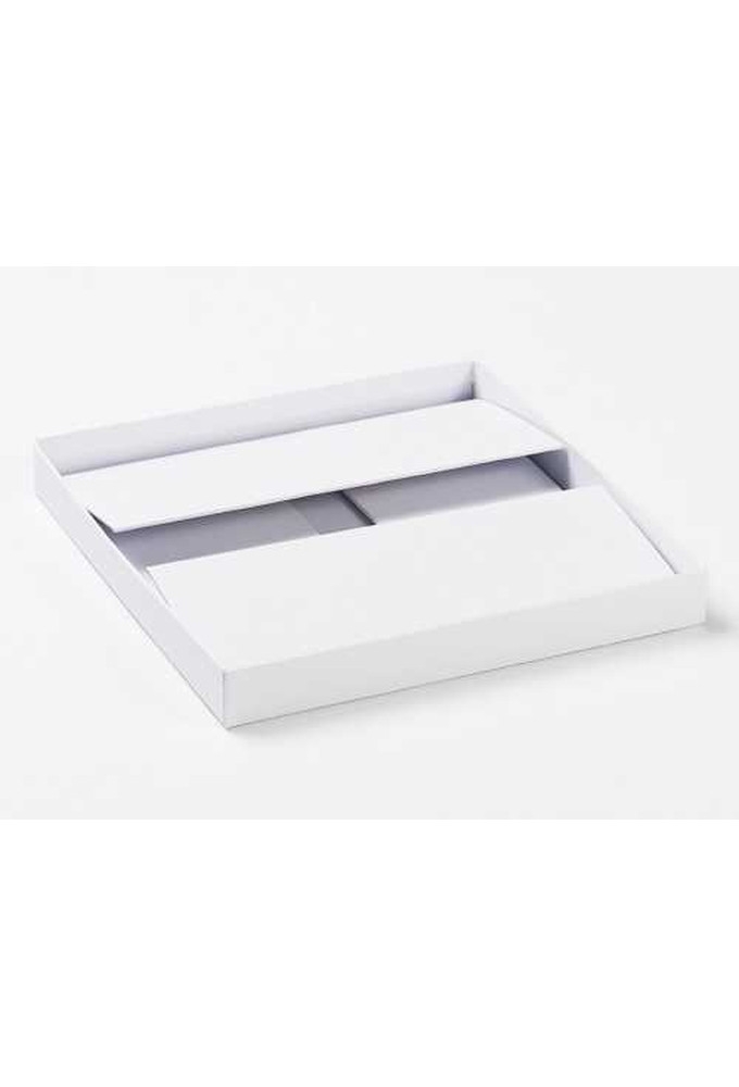 Luxueuze Geschenkdekseldoos Diamond Wit Mat 26x25.5x11.5cm 12stuks