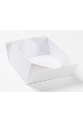 Luxueuze Geschenkdekseldoos Diamond Wit Mat 26x25.5x11.5cm 12stuks