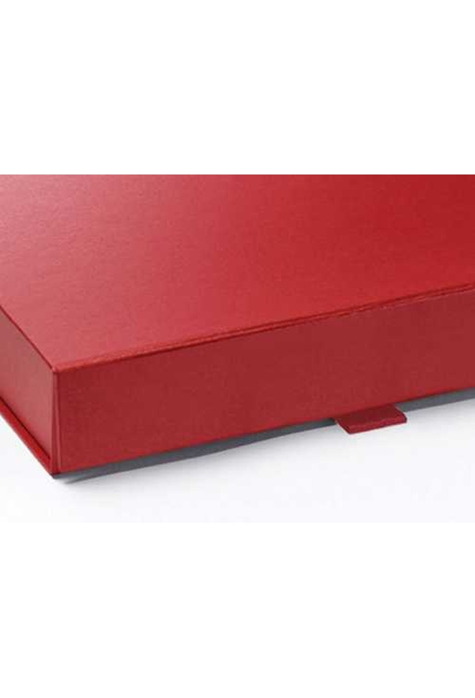 Luxueuze Magneetdozen Diamond & Lintje Rood 17x12x3.5cm 12stuks
