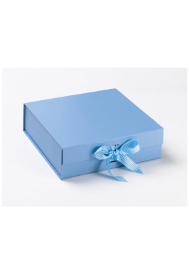 Luxueuze Magneetdozen Diamond & Satijn Blauw Mat 28.5x29x8.7cm 12stuks