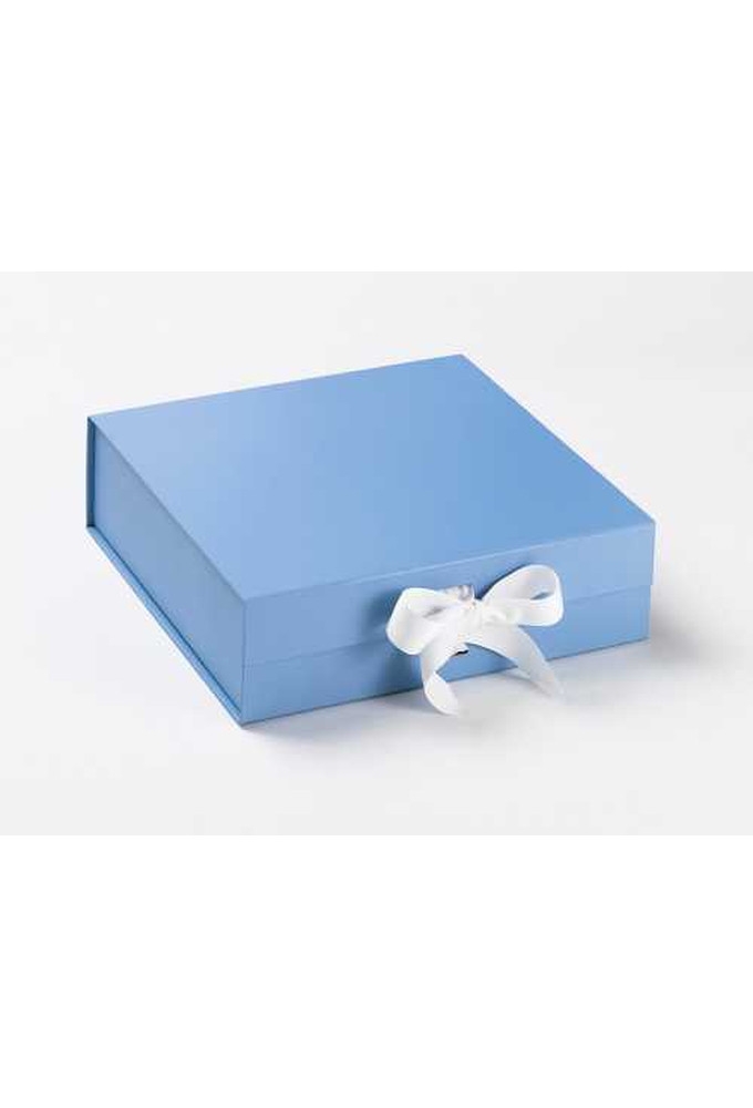 Luxueuze Magneetdozen Diamond & Satijn Blauw Mat 28.5x29x8.7cm 12stuks