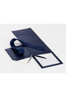 Luxueuze Magneetdozen Diamond & Satijn Navy 9x9x9.5cm 12stuks