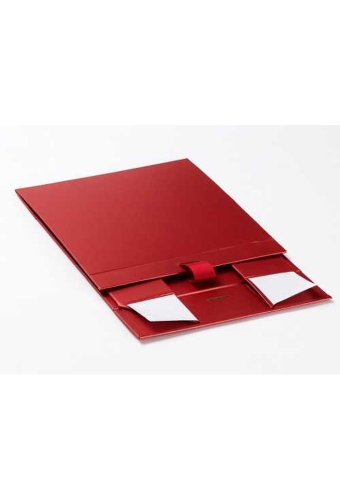 Luxueuze Magneetdozen Diamond & Satijn Rood 28.5x29x8.7cm 12stuks