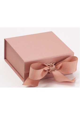 Luxueuze Magneetdozen Diamond & Satijn Roze Gold 9.5x11x4.5cm 12st