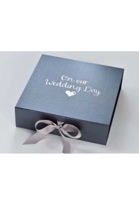 Luxueuze Magneetdozen Diamond & Satijn Tinnen Mat 20.5x21.5x6cm 12st