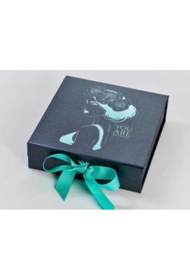 Luxueuze Magneetdozen Diamond & Satijn Tinnen Mat 22x16x9.5cm 12st