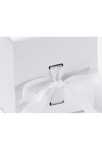 Luxueuze Magneetdozen Diamond & Satijn Wit Mat 9x9x9.5cm 12stuks