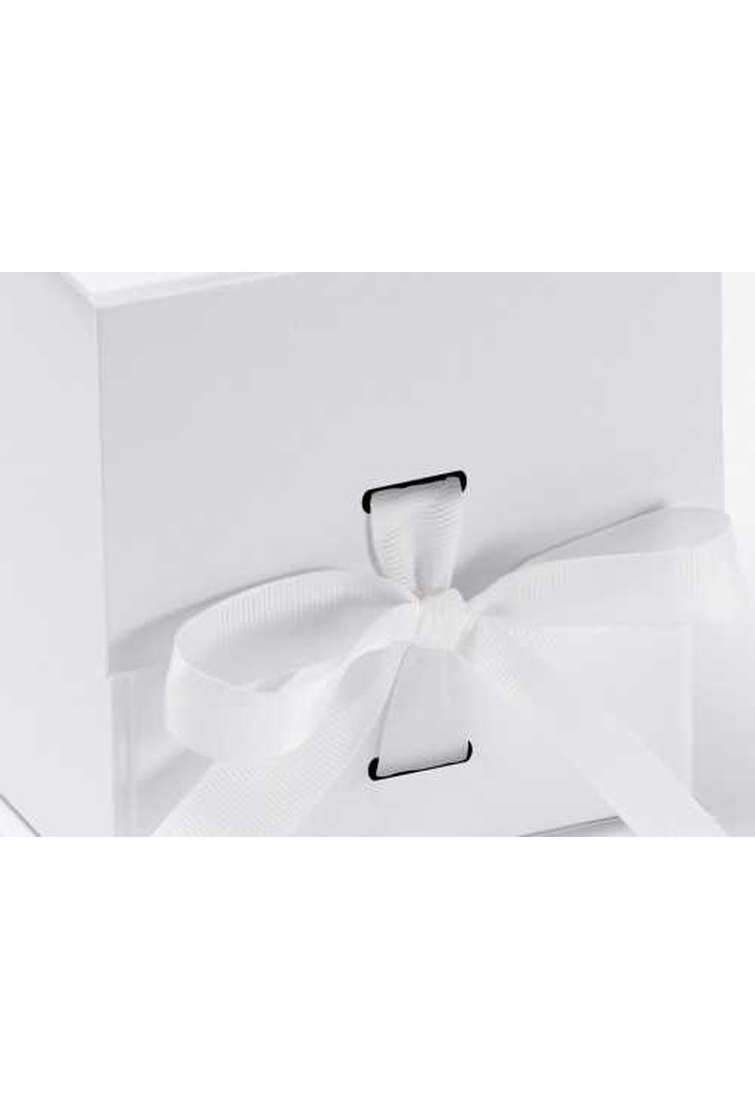 Luxueuze Magneetdozen Diamond & Satijn Wit Mat 9x9x9.5cm 12stuks