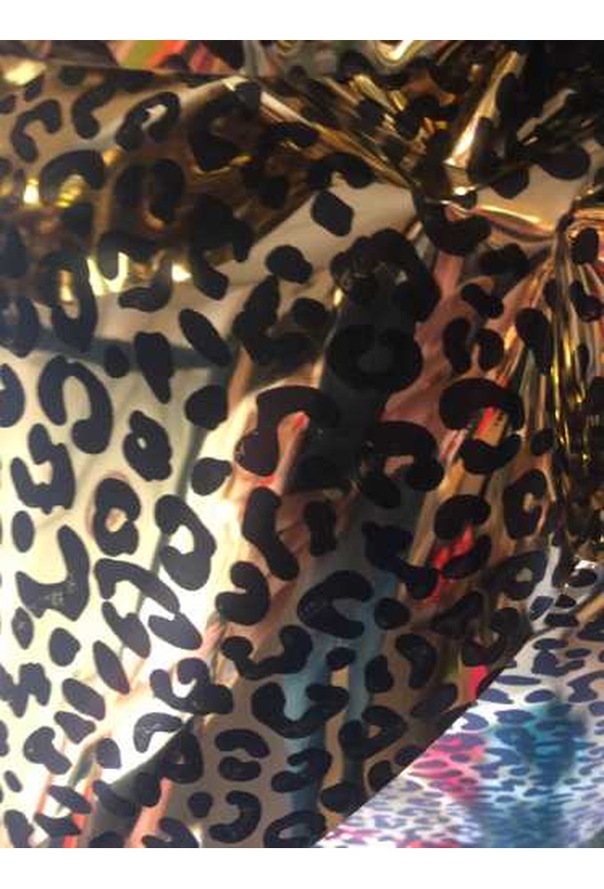 Magnum Autostrik Livorno Goud Met Panter Print Zwart 70x50+60cm